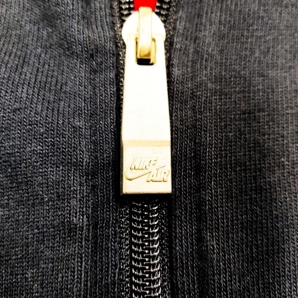 Nike Air men's jacket black/red/white - zipper front Size:L - Picture 5 of 7